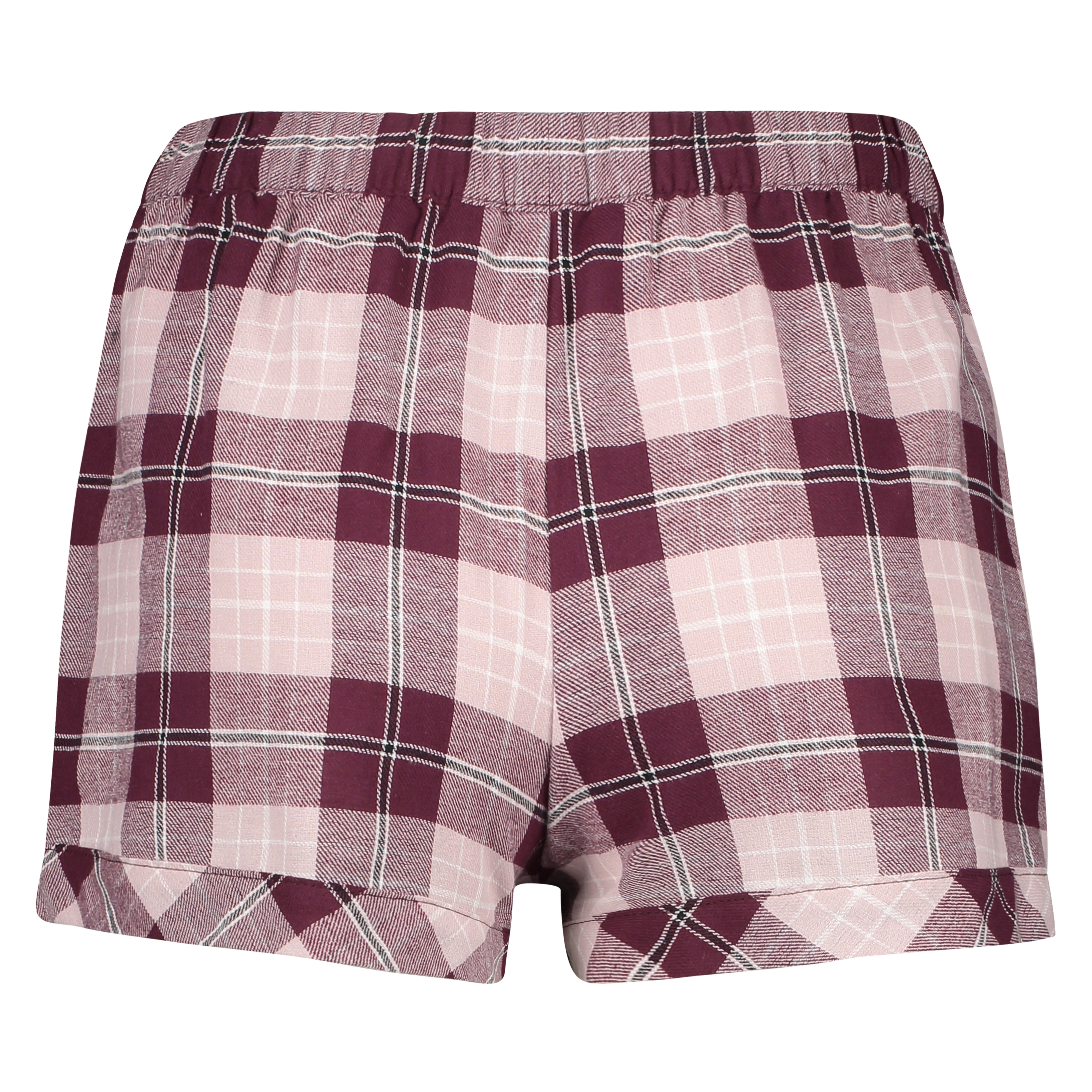 Shorts Twill Check, Rot, main