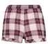 Shorts Twill Check, Rot