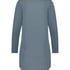 Chemise de nuit &agrave; d&eacute;collet&eacute; arrondi, Bleu