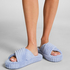 Slipper Weiche Rippung, Blau