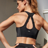 HKMX Soutien-gorge de sport The Pro Athlete Maintien niveau 3, Noir