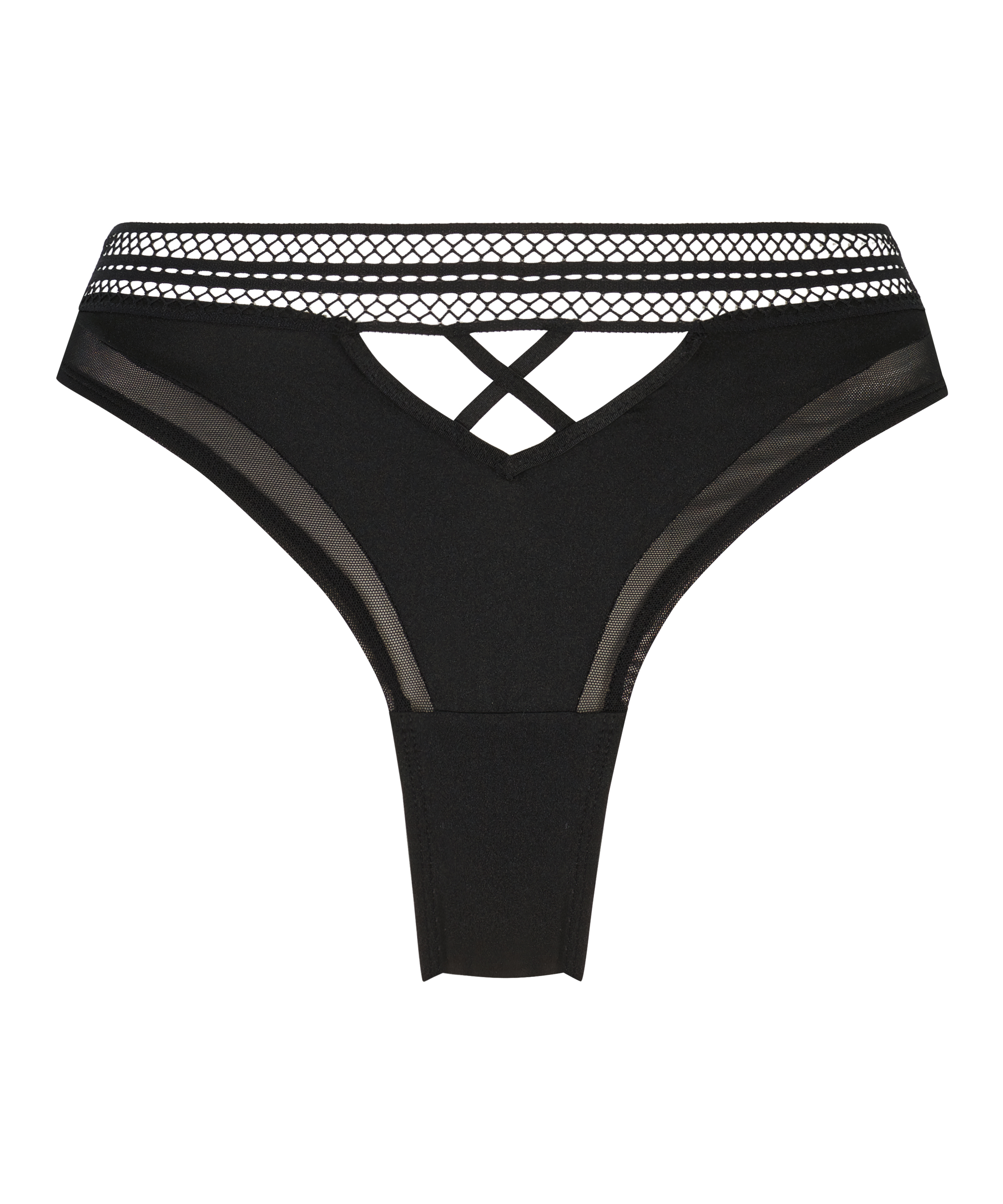 Brazilian mit hohem Beinausschnitt Mina, Schwarz, main