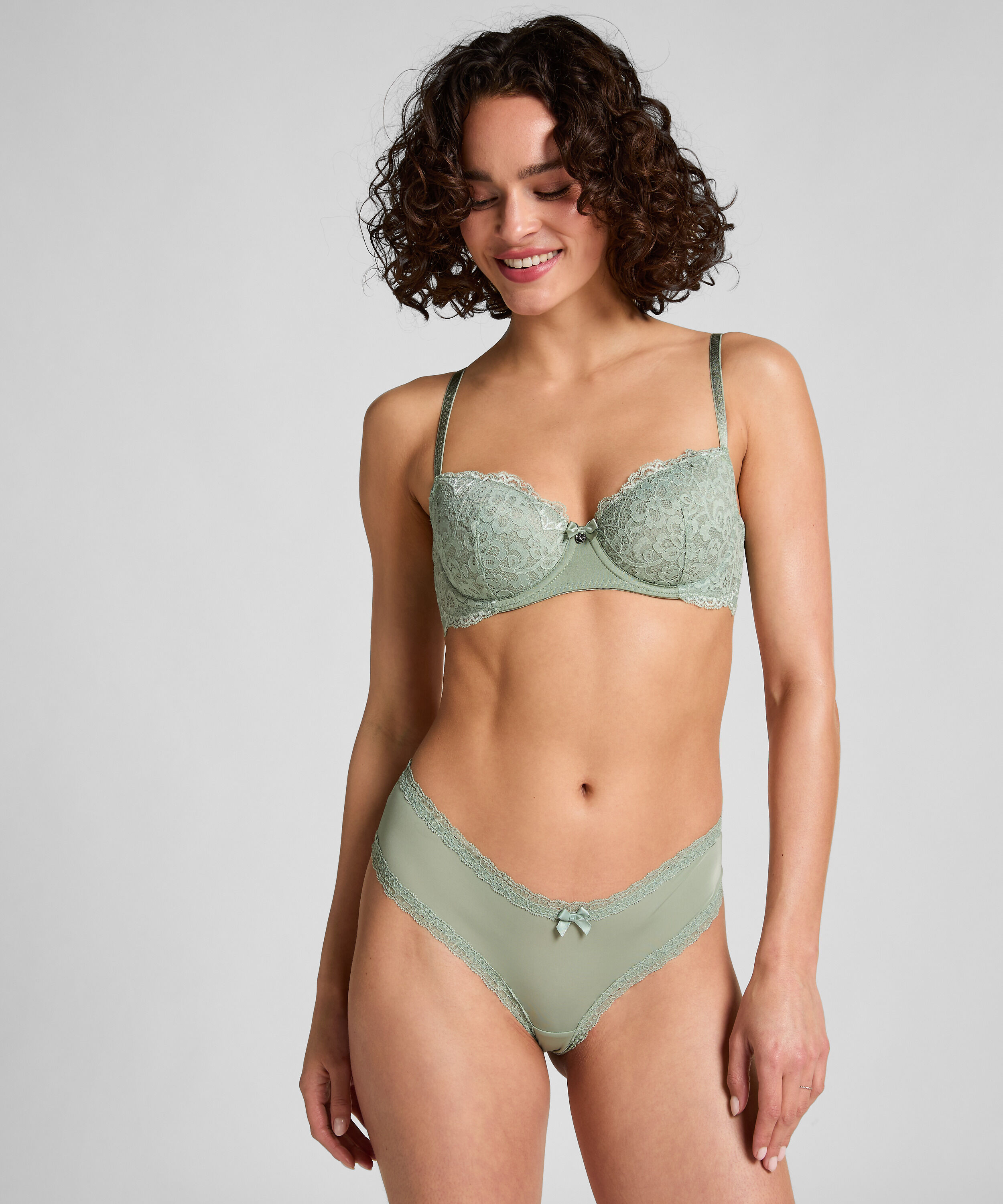 Slip brésilien en forme de V London, Vert