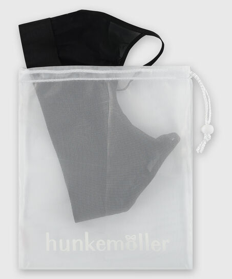 Waschbeutel Kordelverschluss, Wei&szlig;