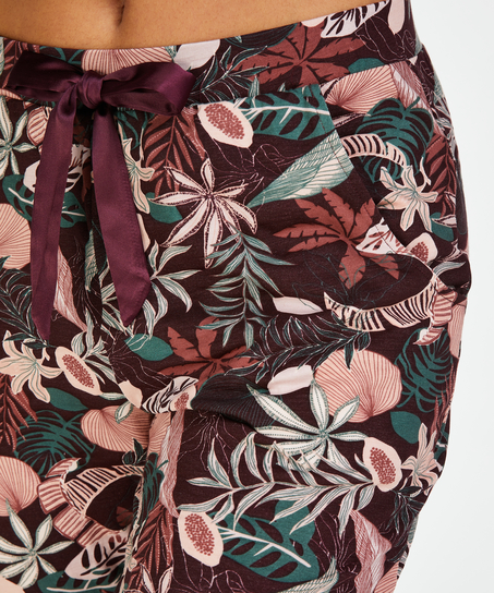 Pyjamahose Jersey, Lila