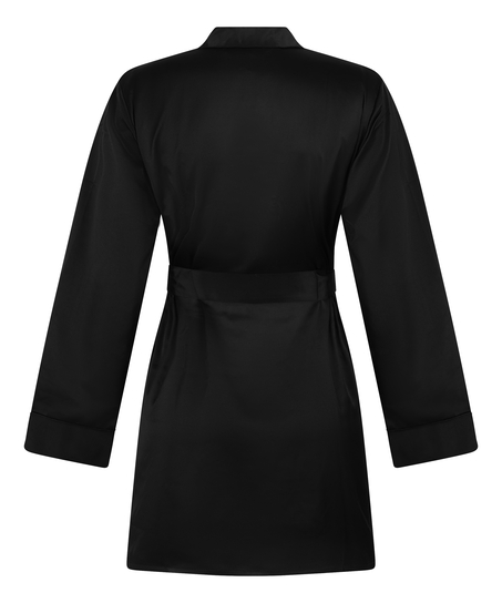 Kimono Satin, Schwarz