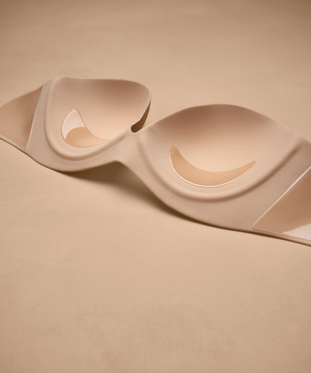 Klebe-BH, Beige