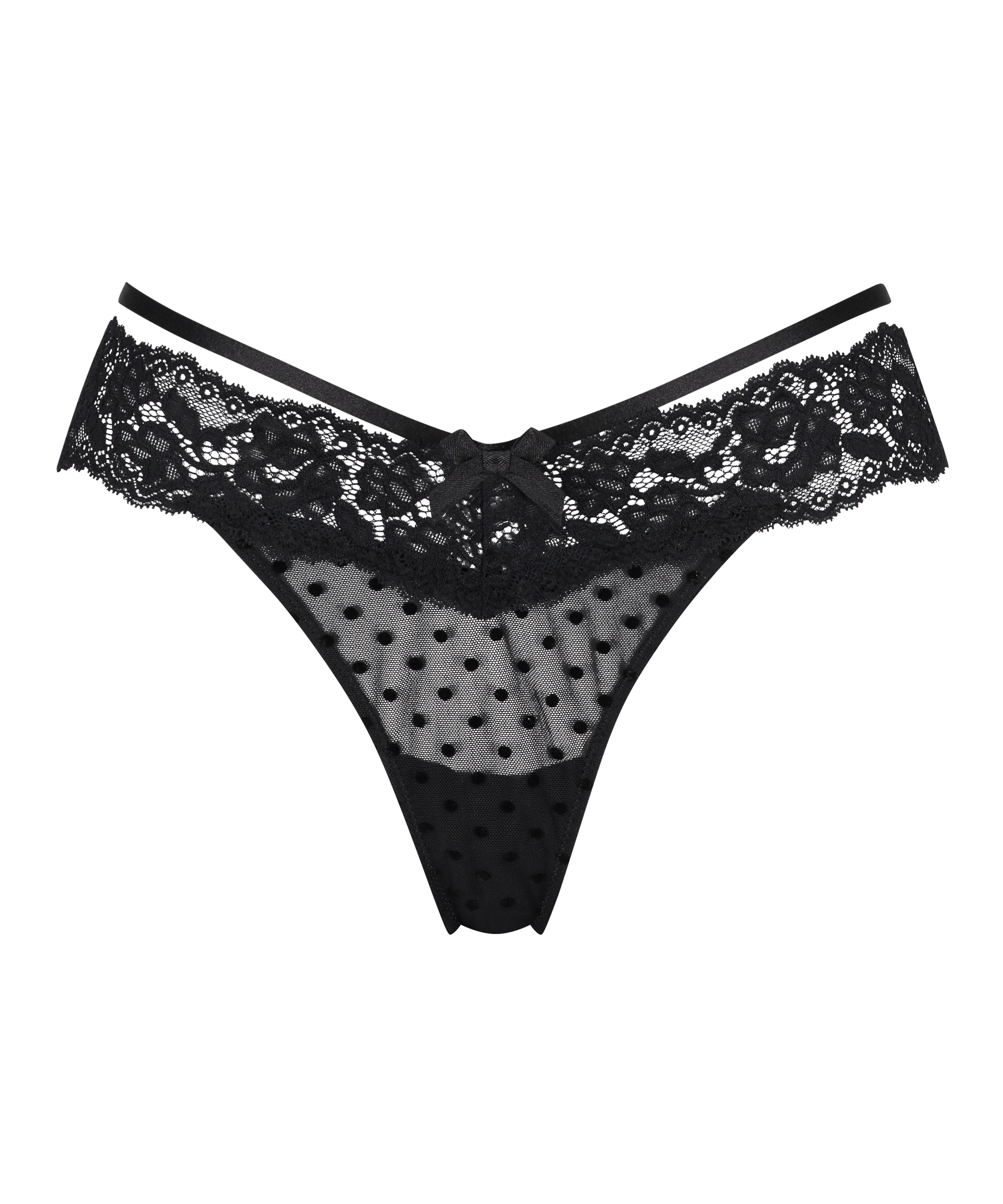 String ultra bas Jada, Noir, main