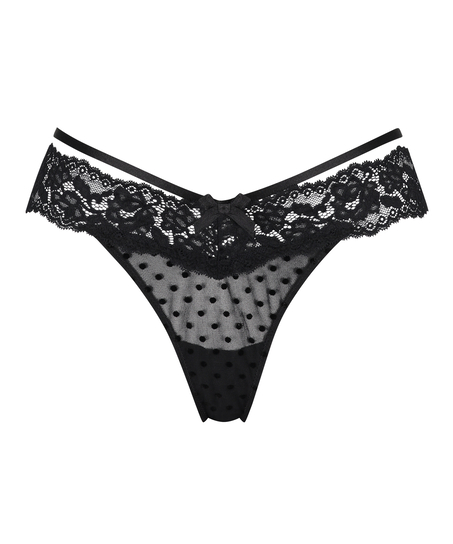 String ultra bas Jada, Noir