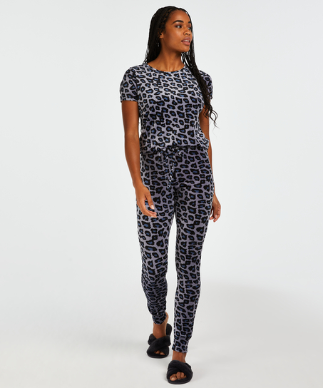 Legging Velours, Gris