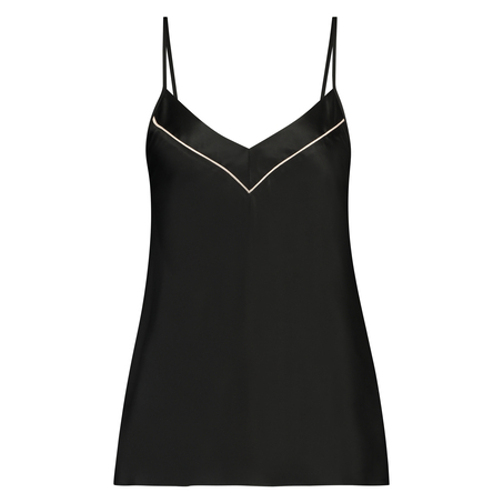 Satin-Top Bow, Schwarz