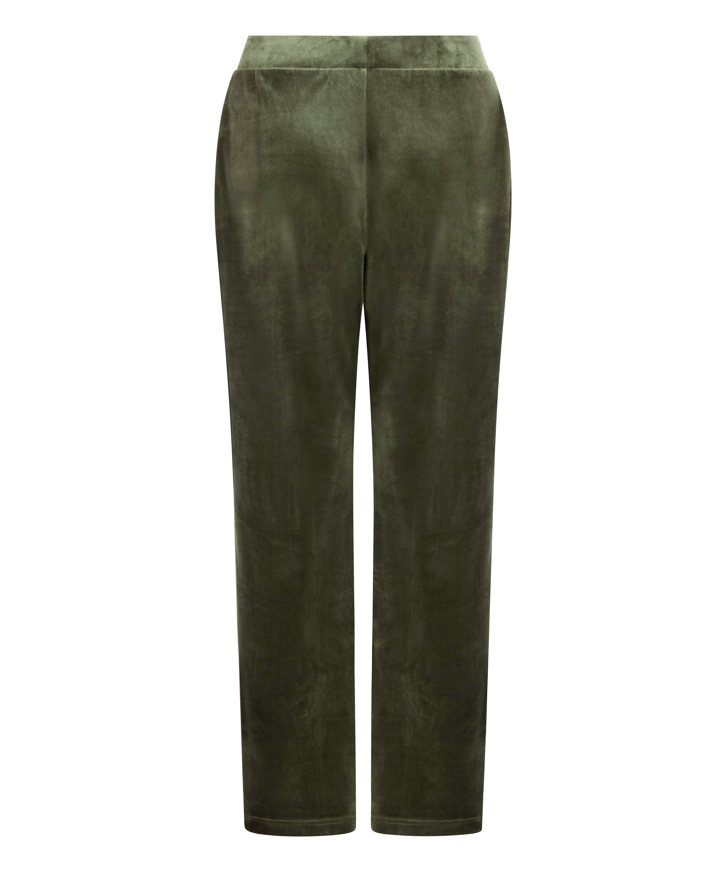 Petite Pantalon de pyjama Velours, Vert, main