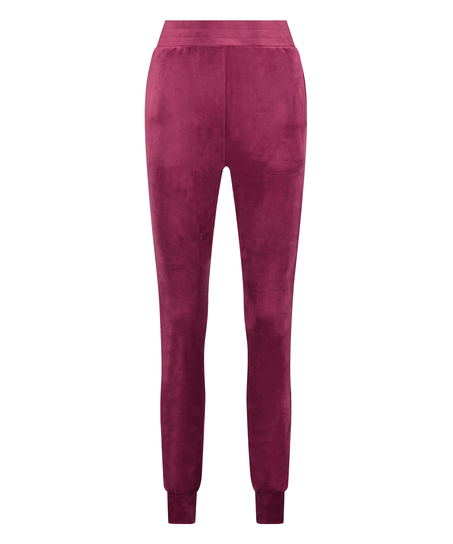 Pantalon de jogging Velours, Violet