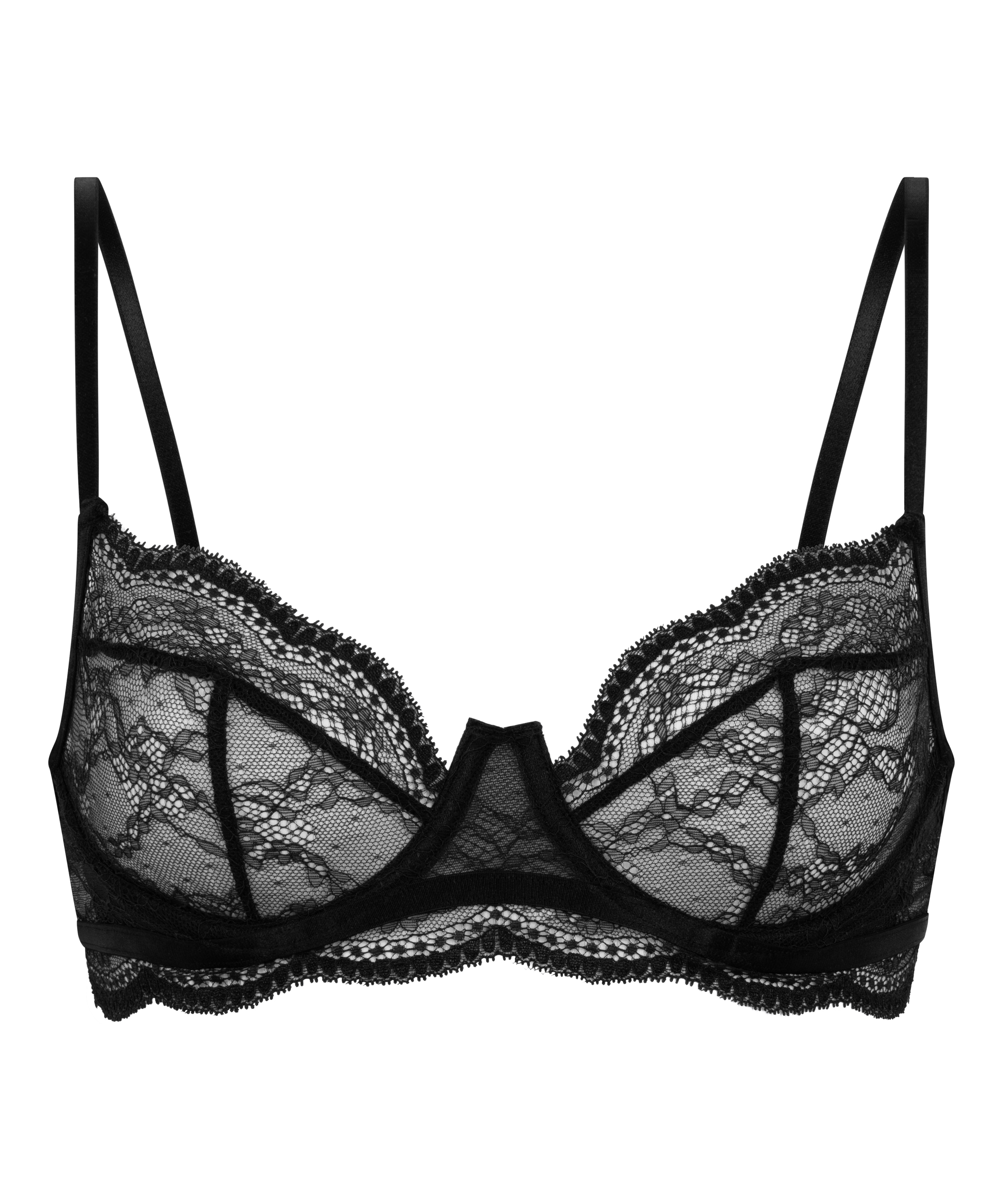 Soutien-gorge non-rembourré à armatures Isabelle, Noir, main