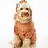 Fleece Hunde-Onesie, Braun