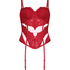 Bustier Charlotta, Rot