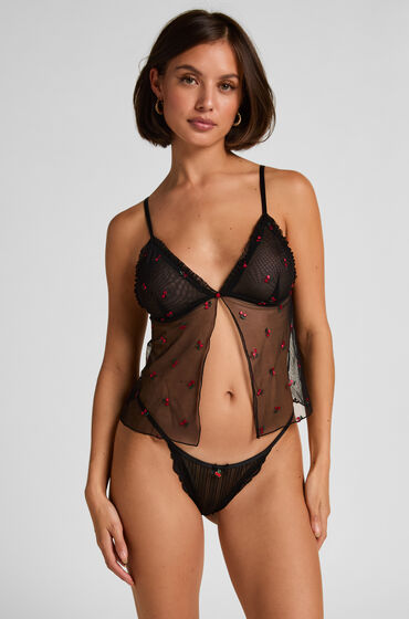 Hunkemöller Caraco en maille Chelsey Noir
