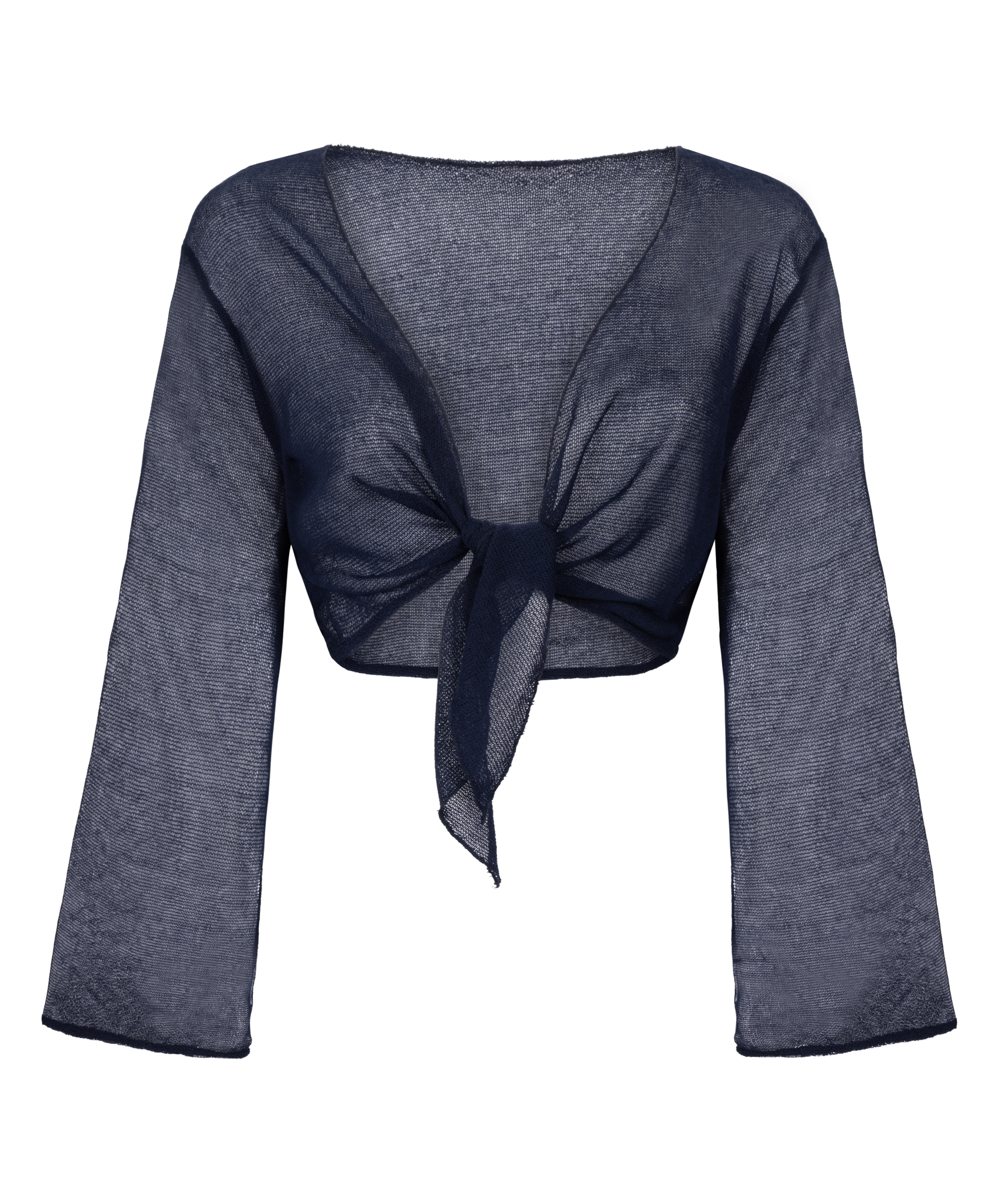 Strand-Strick-Top, Blau, main