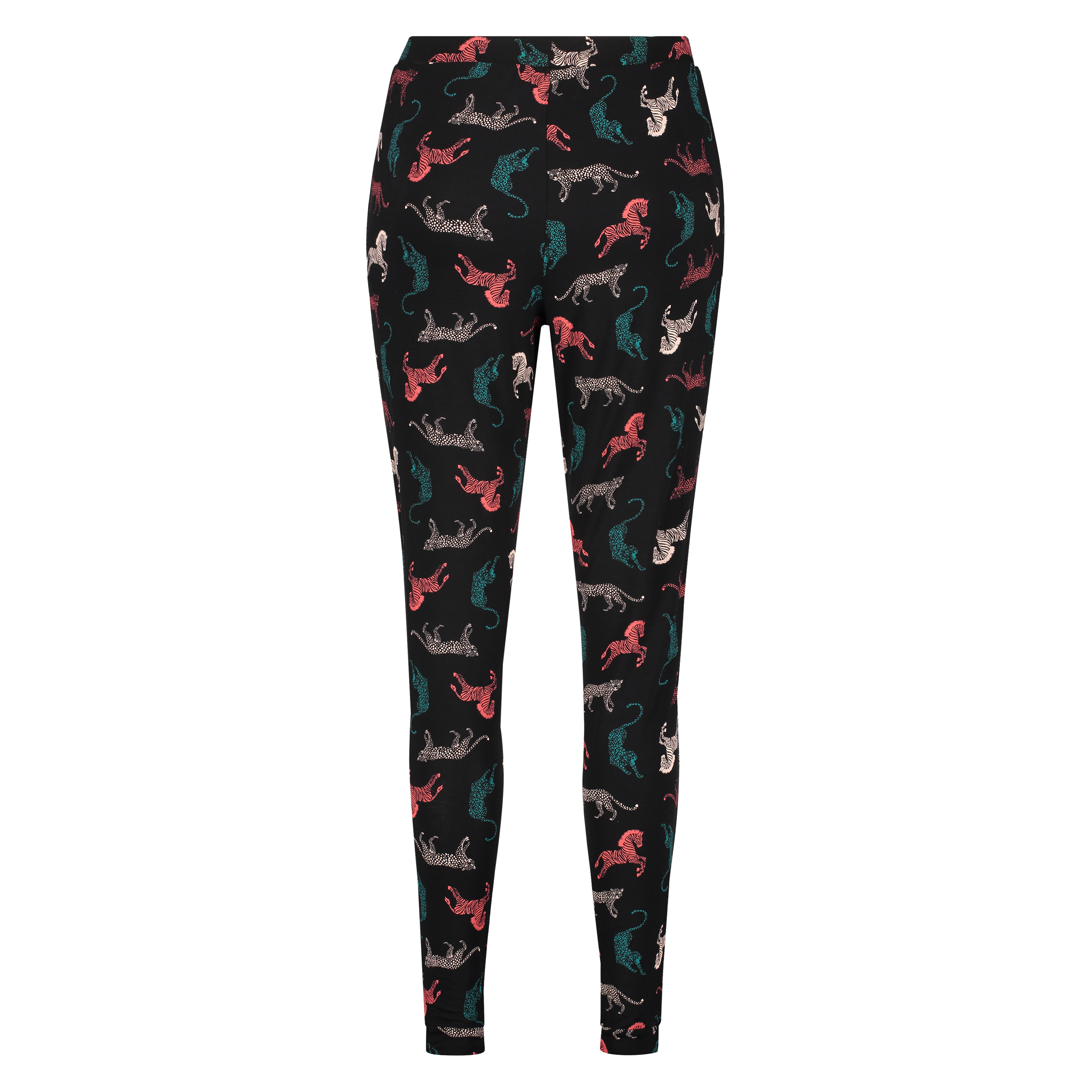 Petite Pyjamahose aus Jersey, Schwarz, main