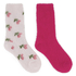 Lot de 2 Paires de Chaussettes Cosy, Rose