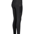 ﻿Legging de sport HKMX Taille haute à Paillettes Dorées, Noir
