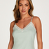 Top Cami Rib Lace, Vert