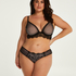 Unwattierter Bügel-BH Elissa Lucy Hale, Schwarz