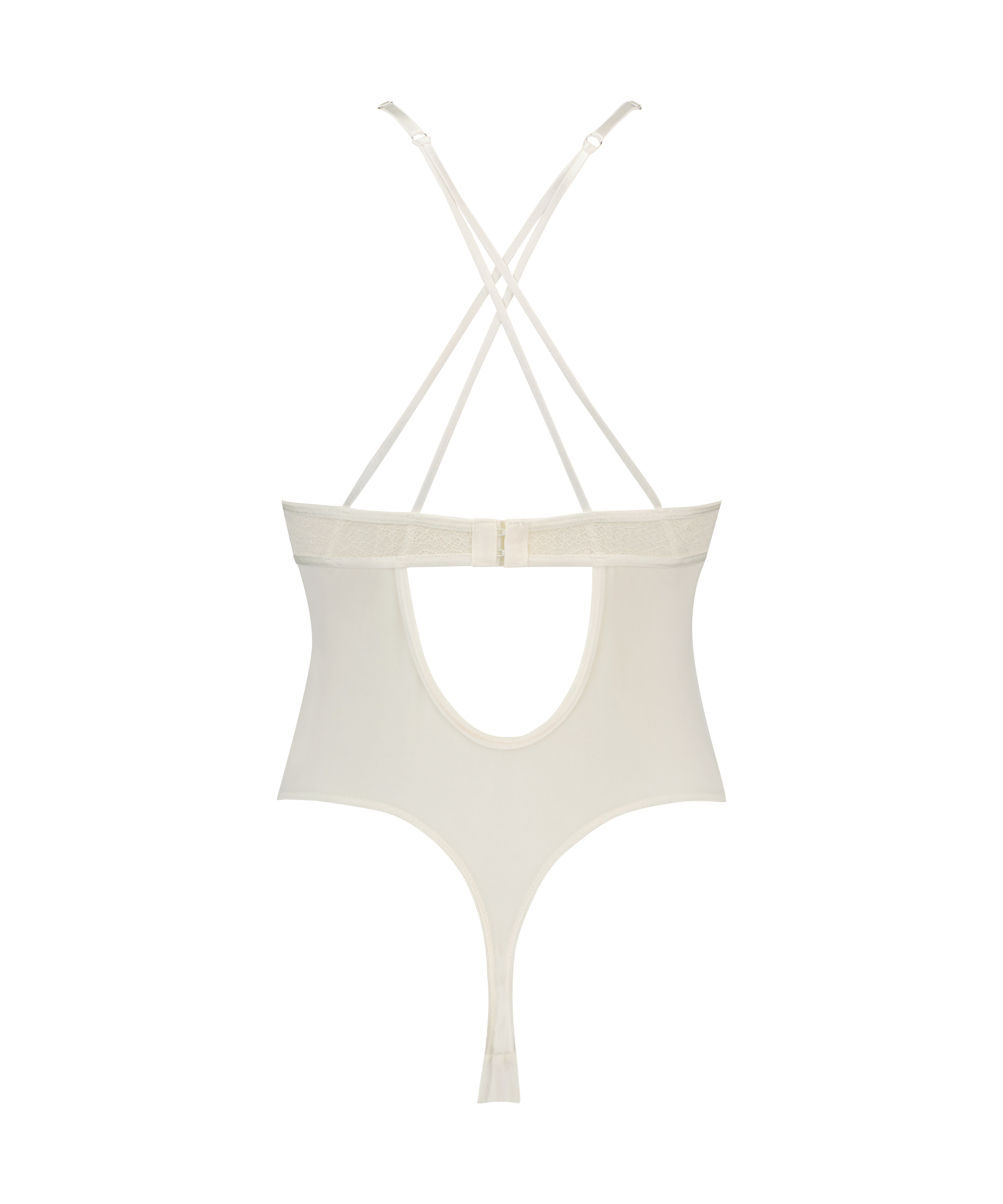 Nicht-vorgeformter Bügel-Body Isabelle, Weiß, main