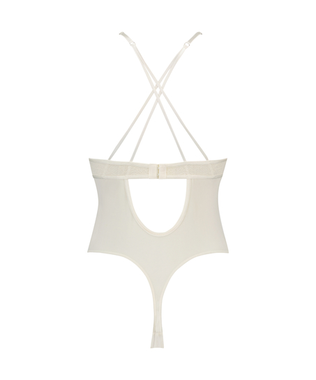 Nicht-vorgeformter Bügel-Body Isabelle, Weiß