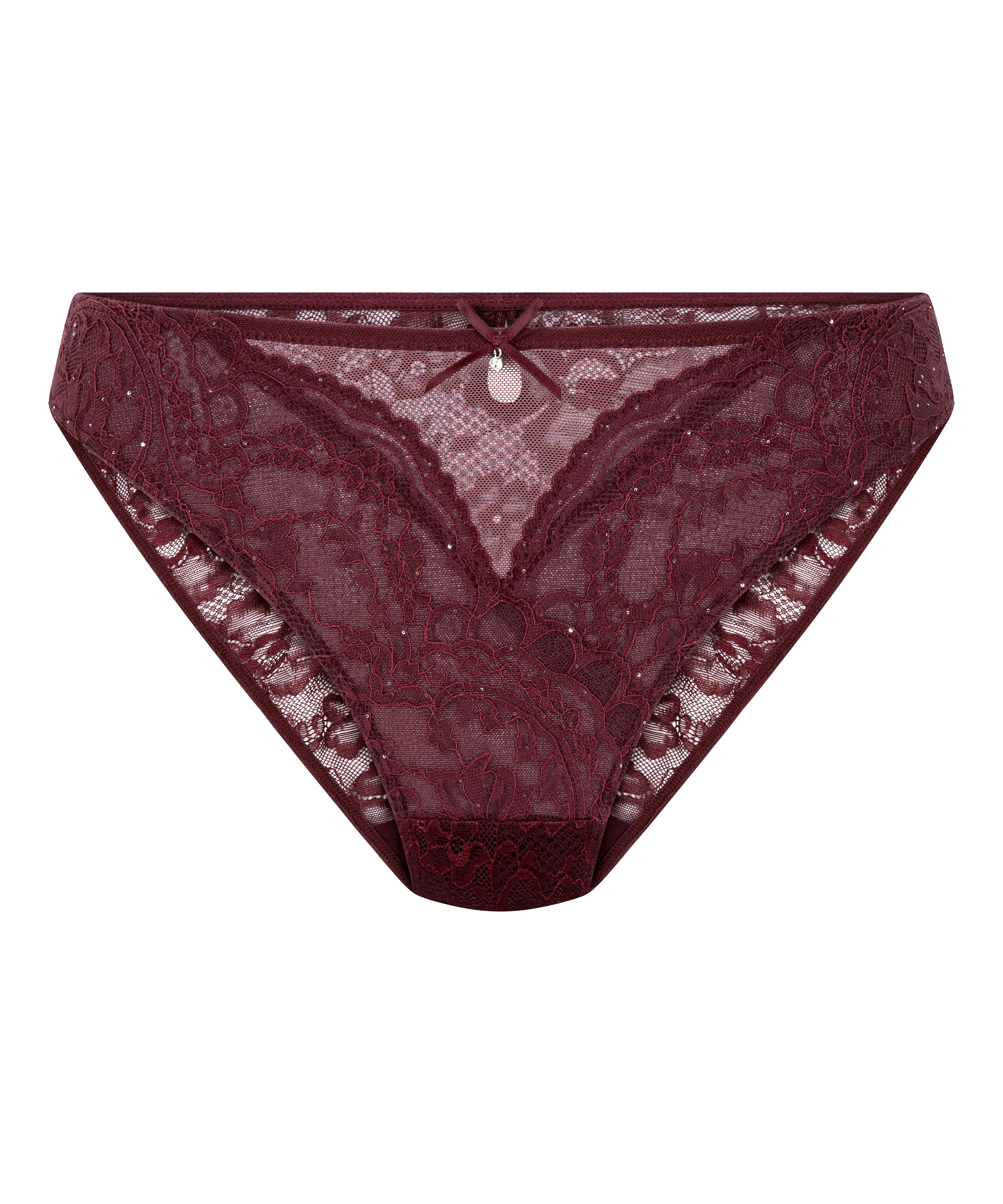 Culotte brésilienne Isadora, Rouge, main