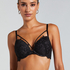 Soutien-gorge à armatures maximiseur préformé Char, Noir