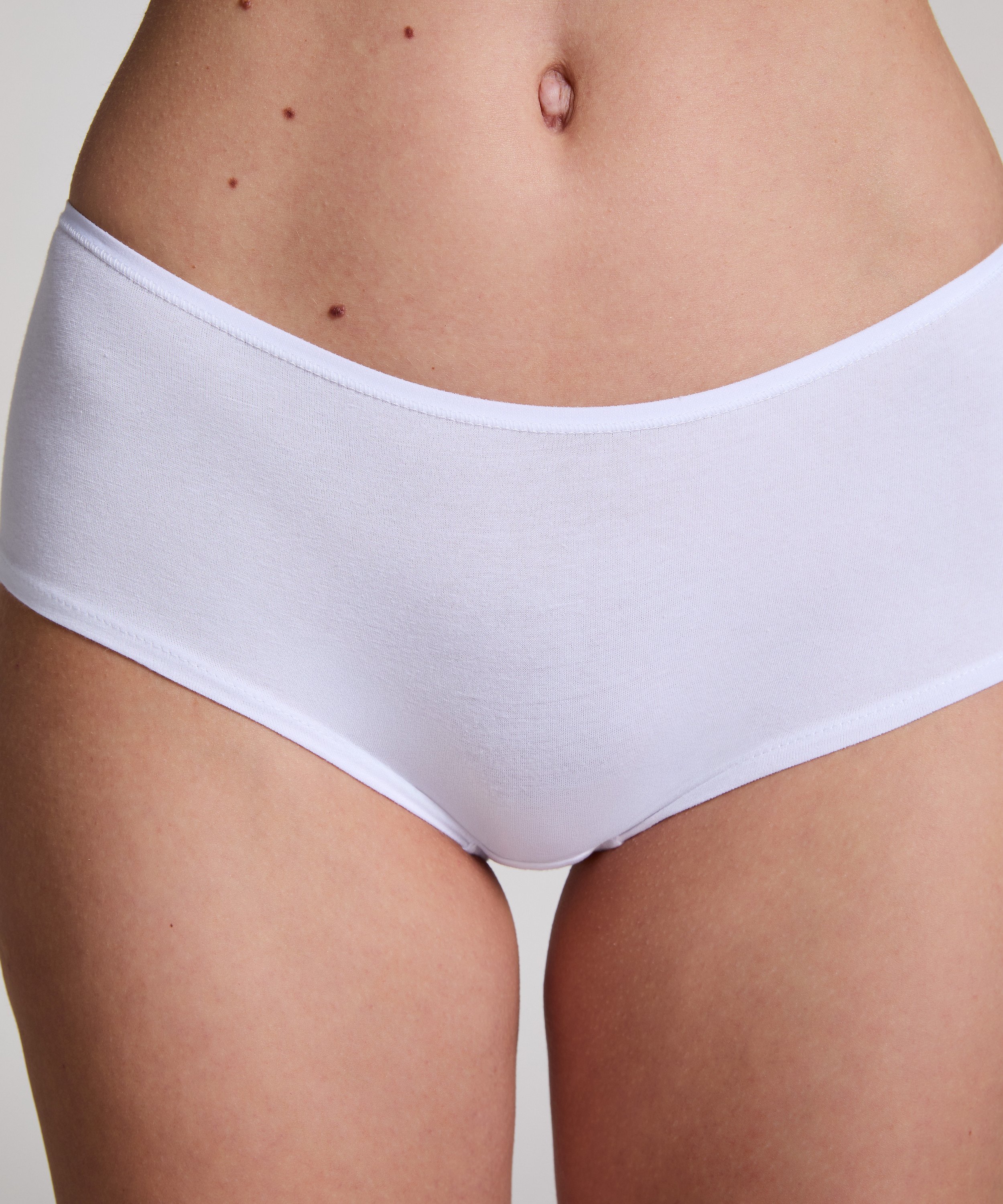 Lot de 2 boxer Kim Cotton, Blanc, main