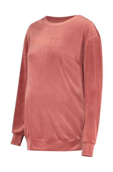 Hunkemöller Top de grossesse en velours Rose