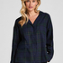 Pyjamatop aus Flanell, Blau