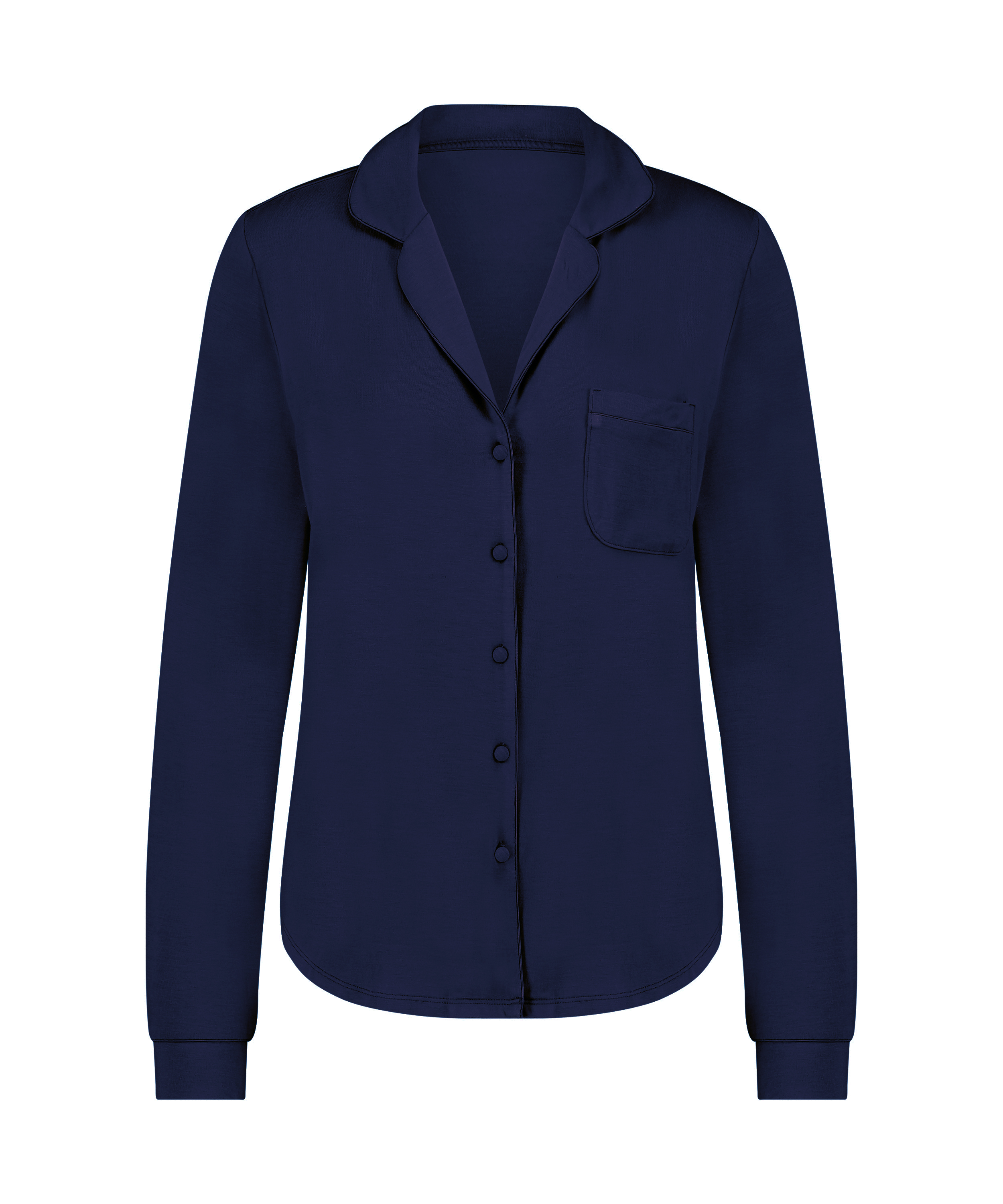 Langärmelige Jersey-Jacke Essential, Blau, main