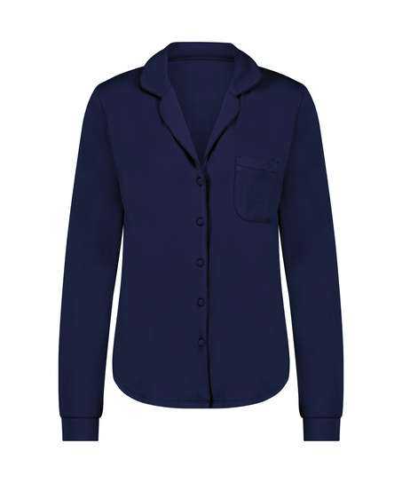 Langärmelige Jersey-Jacke Essential, Blau