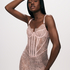Slipdress Lace Camille, Rose