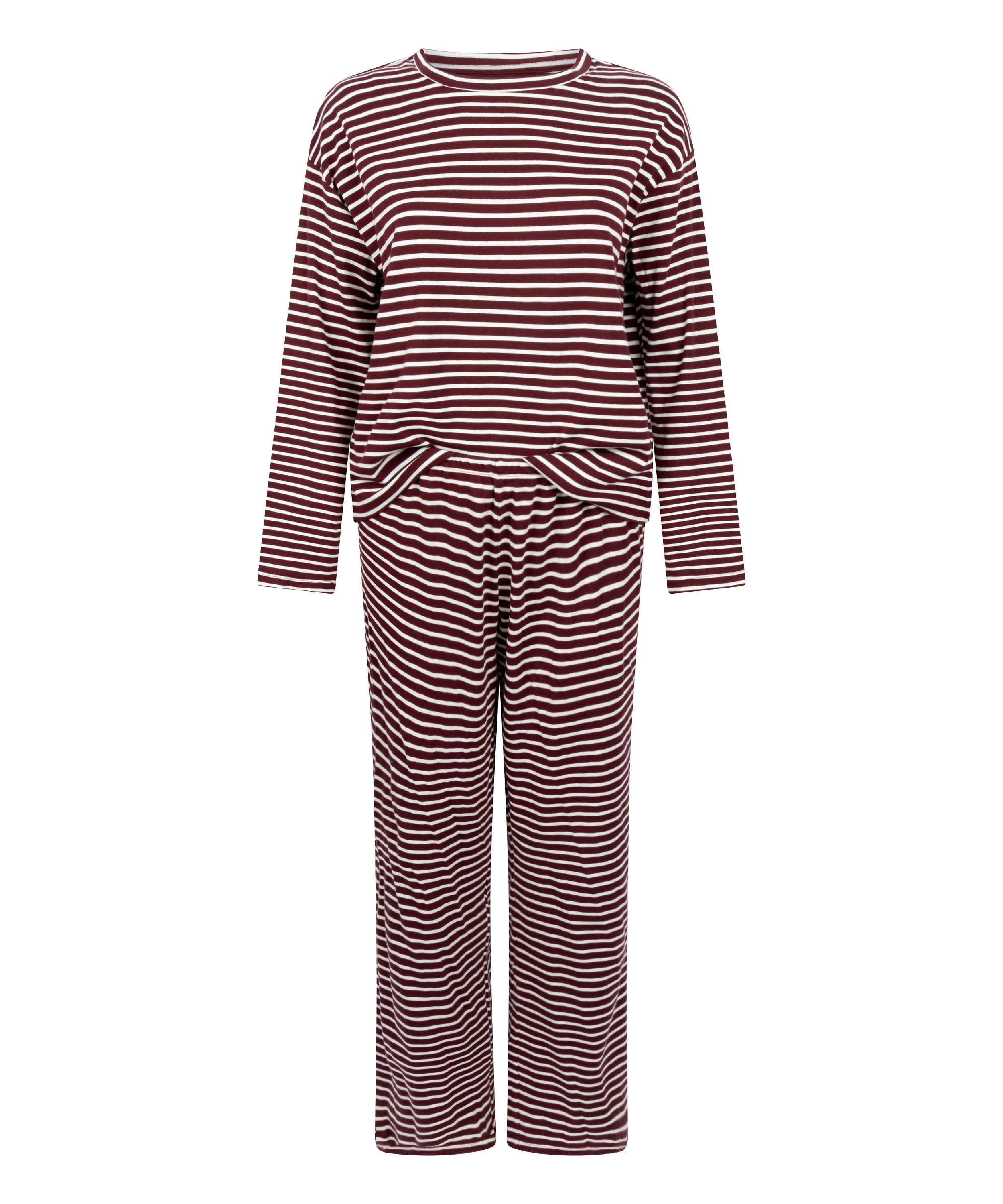 Pyjamaset Baumwolljersey, Rot, main
