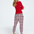 Pantalon de pyjama en sergé, Rouge
