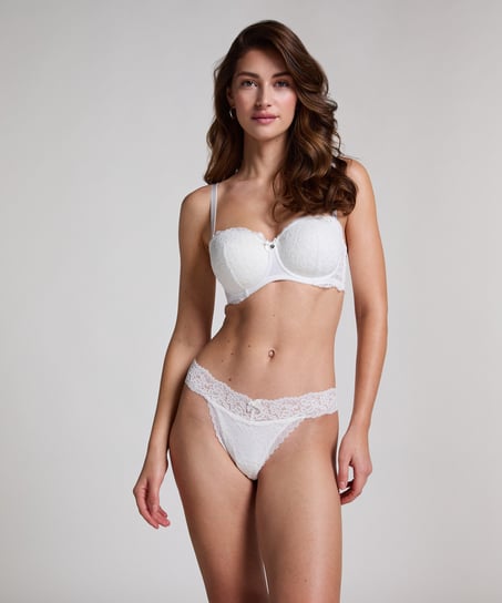 Extra Tief sitzender String Madison, Weiß