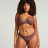 Slip brésilien Daisy, Marron