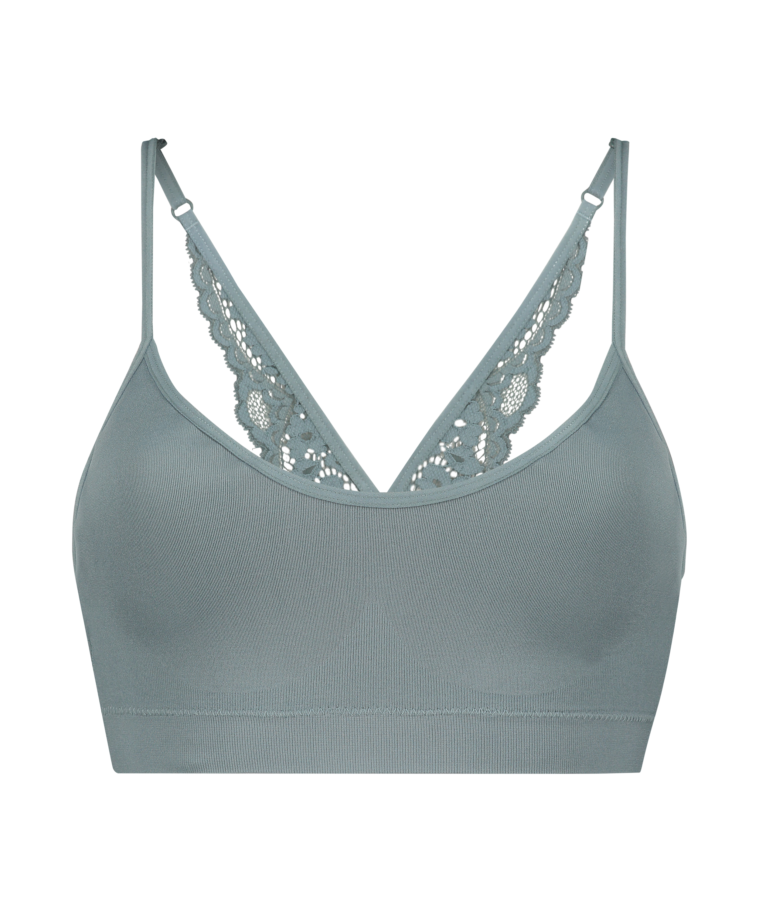 Nahtloser Bralette Rose, Grün, main