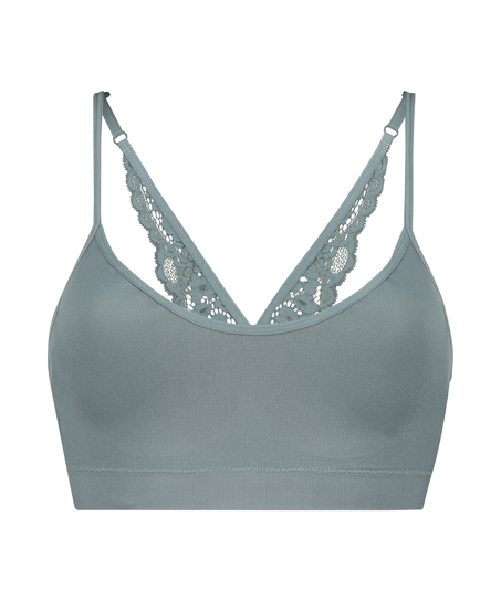 Nahtloser Bralette Rose, Grün