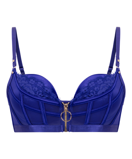 Soutien-gorge à armatures push-up préformé Sable, Bleu
