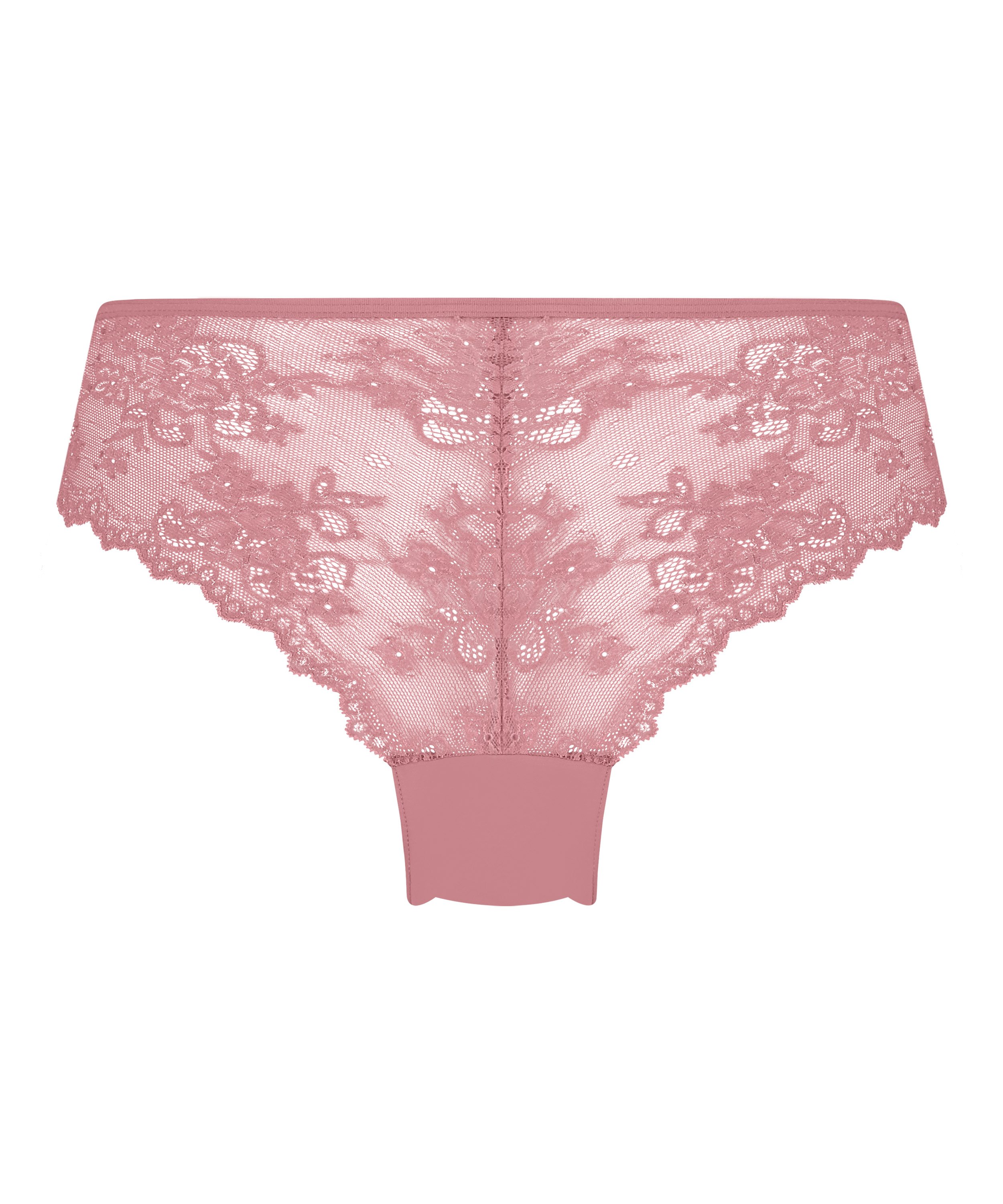 Slip brésilien Invisible Lace Back, Rose, main