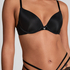 Soutien-gorge &agrave; armatures pr&eacute;form&eacute; Plunge, Noir