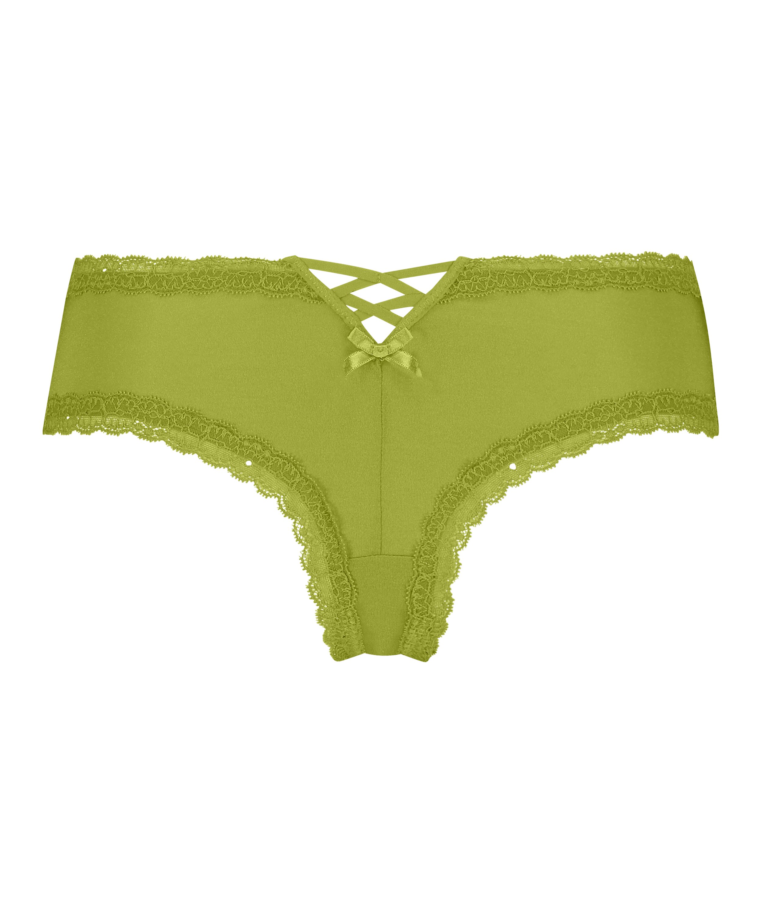 Slip brésilien en forme de V Vixen, Vert, main