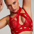 Soutien-gorge bustier non-rembourré à armatures Clementine, Rouge