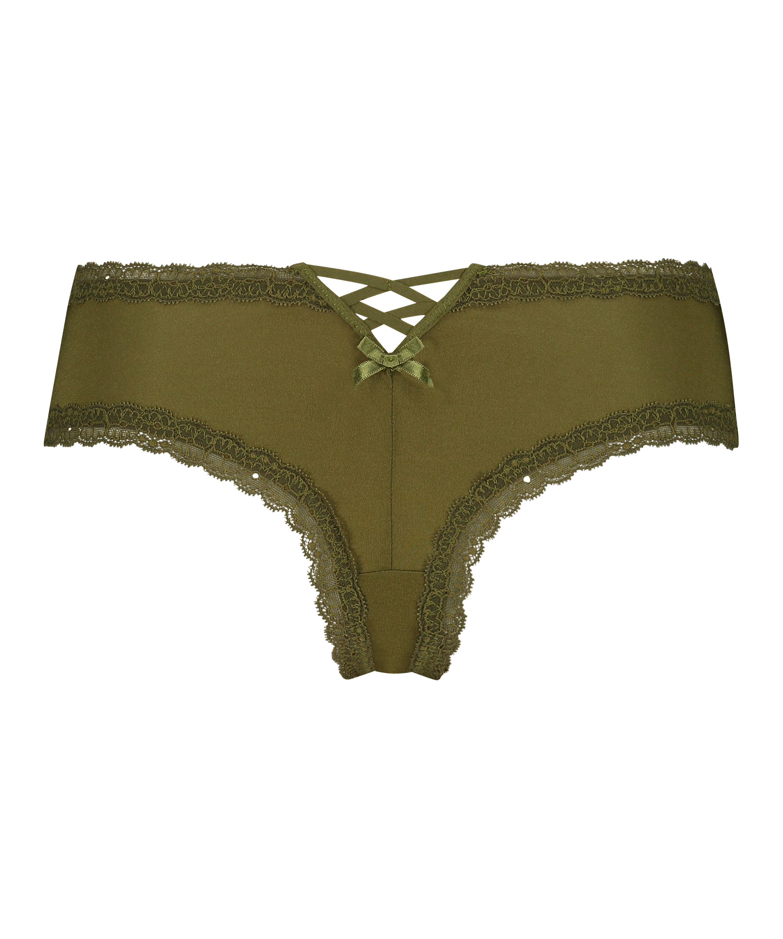 Slip br&eacute;silien en forme de V Vixen, Vert, main