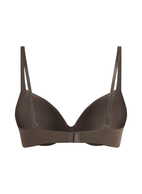 Soutien-gorge &agrave; armatures pr&eacute;form&eacute; Plunge, Marron